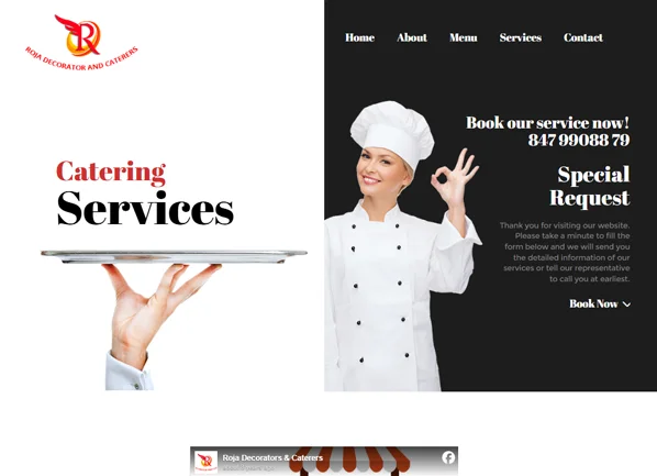 Catering Services Website