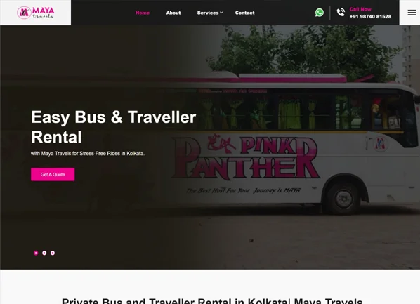 Travel Services Website