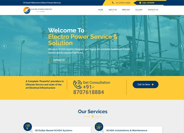 Electrical Services Website